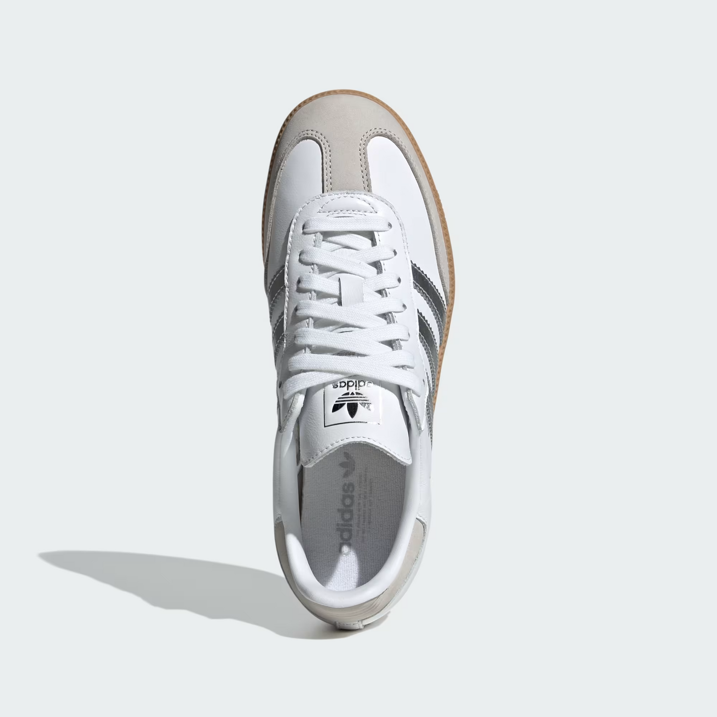 Classic Shoes – White & Silver